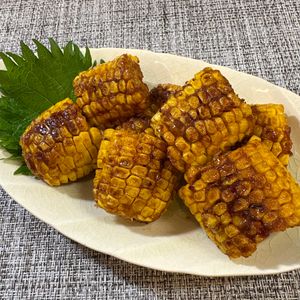 楽ラク手抜キッチン🐶🐾の作ってみた!投稿(【BBQとうもろこし】焼肉のたれで簡単！やみつき副菜♡)