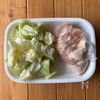 ワンパン10分【鶏肉×春キャベツ濃厚トマト煮】旨味たっぷり♩の工程1