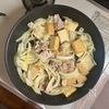 【豚肉、厚揚げ、小松菜のごまみそ炒め】ボリューム♪の工程4