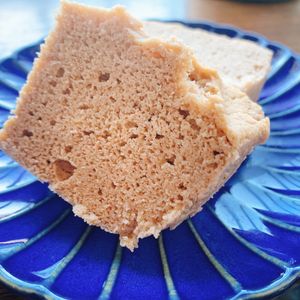 しろもちさんたろうの作ってみた!投稿(糖質オフ！混ぜてチンするだけ！簡単ふわふわおから蒸しパン♪)