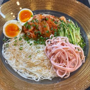 楽ラク手抜キッチン🐶🐾の作ってみた!投稿(【冷麺風そうめん】白だしでさっぱりおいしい！)