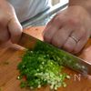 鯵のカルパッチョ〜胡瓜のソース〜の下準備