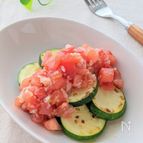 ズッキーニのソテー～フレッシュトマトソース～