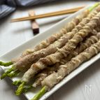 トースターde簡単に♪アスパラの肉巻き