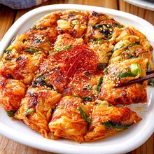 【じゃがキムチーズチヂミ】もっちり美味しい♡うま辛おつまみ