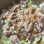 【フライパンで5分】豚こまとキャベツの梅味噌蒸し