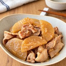 【豚バラ大根の甘辛照り煮】煮込まず味しみ♡