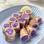 ＼彩り鮮やか♪／紫キャベツの豚肉巻き