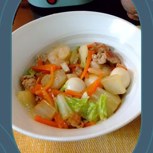チョロリスの作ってみた!投稿(身近な食材でお手軽に♪うま味凝縮！『やみつき八宝菜』)
