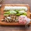 たまらないふわとろ！豚肉とネギときのこの絶品塩あんかけの工程1