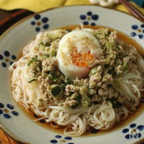 包まない!のせるだけ!【餃子そうめん】