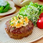 タルタルソースのせ♡てりやきハンバーグ
