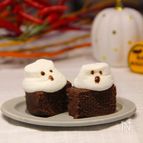《簡単１分ハロウィン♪》おばけケーキ