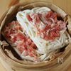 キャベツと桜えびの蒸しうどんの工程3