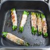 薄切り豚肉で作るニラネギ巻き焼梅ポン酢かけの工程6
