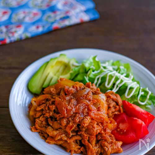 豚こまのメキシコ風炒め・ご飯でもトルティーヤでも◎