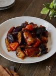 【豚肉ロールとなすとトマトのバルサミコ酢豚】食材３つ