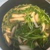 さとりこの作ってみた!投稿(節約食材で作ろう！豆苗としめじのベーコンスープ)