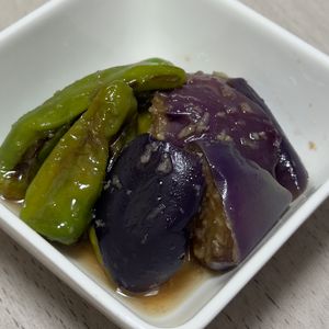 みーこの作ってみた!投稿(作り置きに！なすとししとうの香味酢あえ)