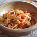 お弁当のおかずにも！ささみと根菜のきんぴら