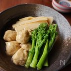 鶏団子と春野菜のあっさり煮物