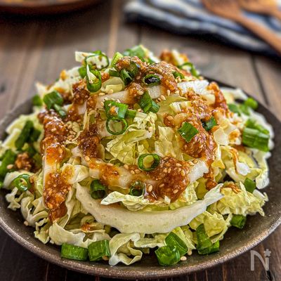 生でも超絶おいしい《白菜の居酒屋風♡サラダ》