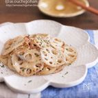 即席おつまみでも大満足♡こんがりおつまみれんこんのチーズ焼き