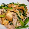 まゆのの作ってみた!投稿(厚揚げとニラ《やみつき♡にんにく味噌炒め》)