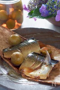 さっぱり臭みなし＊梅のピクルス使って＊鯖の梅煮＊