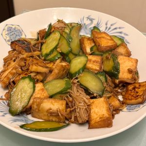 みぃあの作ってみた!投稿(旨味たっぷり♪【厚揚げときゅうりときのこの旨だれ炒め】)