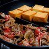 パパっと作る『牛肉と厚揚げのすき焼き炒め』の工程6