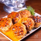 炭火の香り♪あこがれの焼き鳥☆鶏つくねバーグ☆