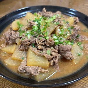 MYHRの作ってみた!投稿(切り落とし肉で簡単！どて焼き風　牛肉と大根の味噌煮)