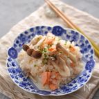 塩鮭としめじの和洋炊き込みご飯