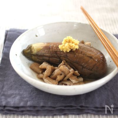 丸ごと味わう!なすの煮びたし