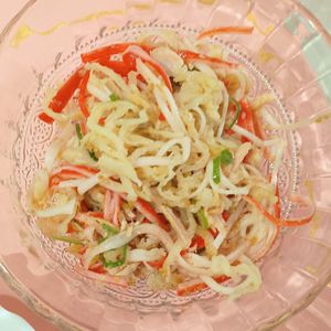 milkの作ってみた!投稿(簡単！ツナと切干大根のねぎ塩ゆずこしょうサラダ)