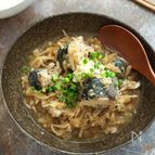 サバ缶ときのこのレンジおろしポン酢煮【ダイエットおかず】