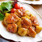 【新じゃがと鶏肉の照りバター炒め 】簡単時短♪ボリューム◎