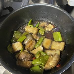 Hikeyの作ってみた!投稿(素麺つゆで茄子とピーマンの揚げ浸し)
