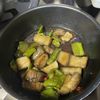 Hikeyの作ってみた!投稿(素麺つゆで茄子とピーマンの揚げ浸し)