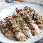 肉巻きオコ★もやしの肉巻きお好み風★