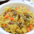 炊飯器でパラパラ【根菜たっぷりカレーピラフ】簡単＆美味しい！