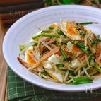 調味料一律大さじ1！＊もやしと焼豚とゆで卵のねぎサラダ＊