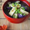 なすと油揚げの味噌汁【減塩味噌汁】