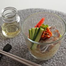 暑い日に！冷麺風そうめん