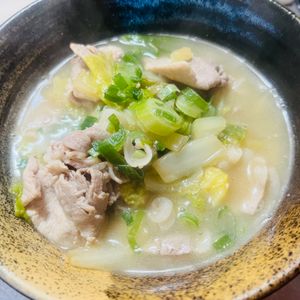 849763の作ってみた!投稿(簡単！煮込むだけ＊トロトロ白菜と豚肉の絶品うどん鍋)