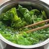 さっぱりな菜の花のしらす和えの工程1