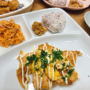 えりんぎの作ってみた!投稿(お手軽チキン南蛮♩ 揚げない！タルタルを作らない！時短節約◎)