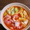 野菜たっぷり♪コク旨キムチ味噌鶏鍋の工程3