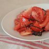無心で作れる！トマトのごま塩昆布和え